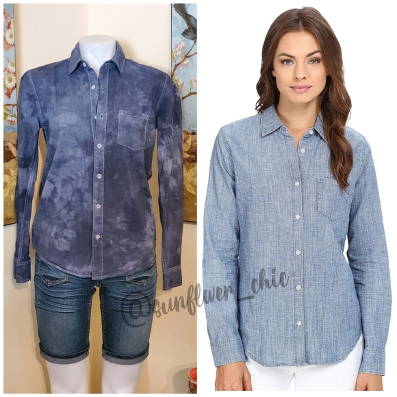 Joe's Jeans Tops - [NEW] Joes Jeans Custom Tie Dye Jean Shirt